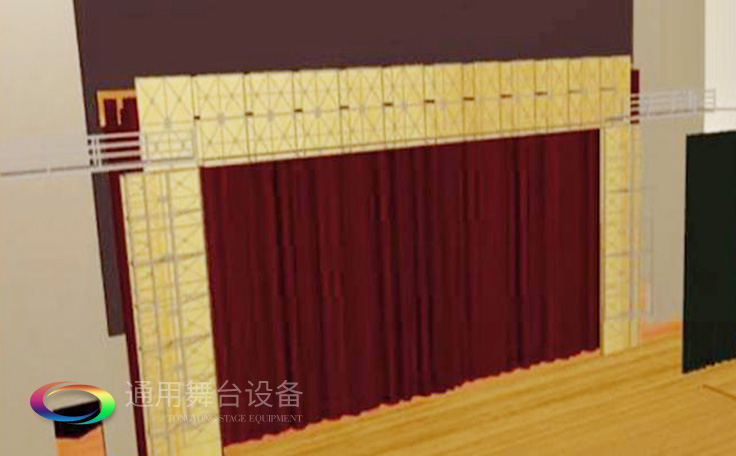 防火隔離幕Safety curtain——舞臺(tái)、觀眾廳分隔 阻斷火源及有害煙氣的擴(kuò)散